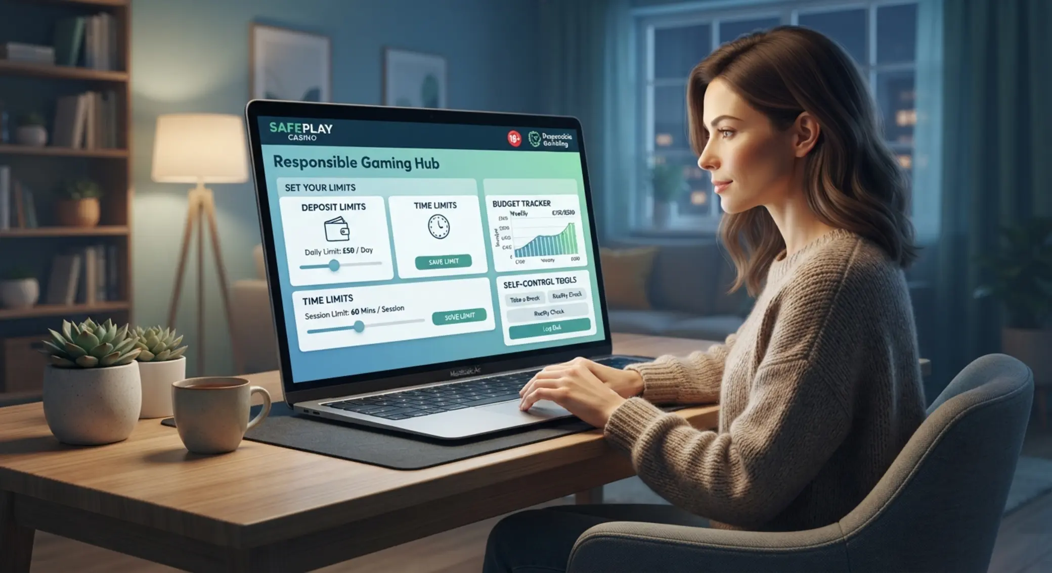 Odpowiedzialna gra i kontrola budżetu Gracz ustawia limity czasu i budżetu podczas gry online